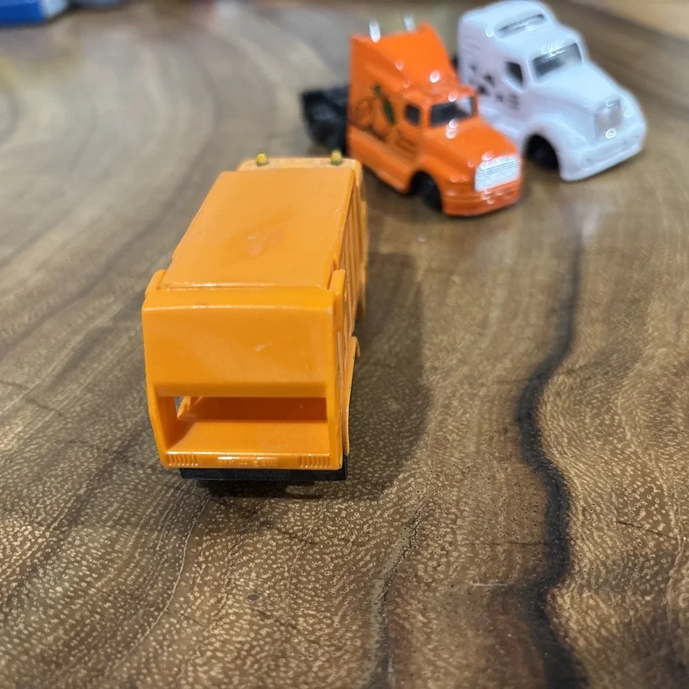 Toy Truck Lot - SIKU Mercedes Actros Garbage Truck & Road Champs Micro Semis